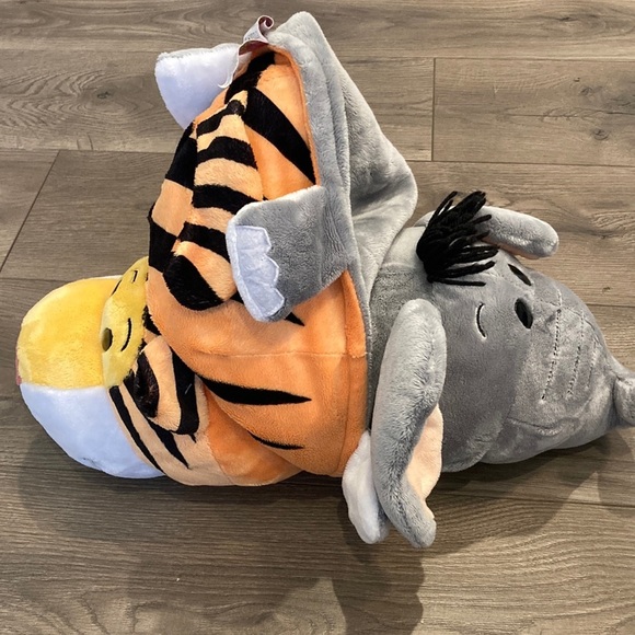 FlipaZoo Emma Elephant and Theodore Tiger stuffed animal - Picture 1 of 6